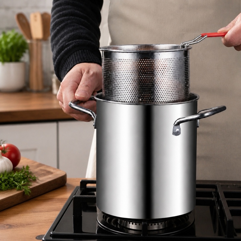 Deep Fryer Stainless - 304 Stainless Steel Deep Fryer Vessel