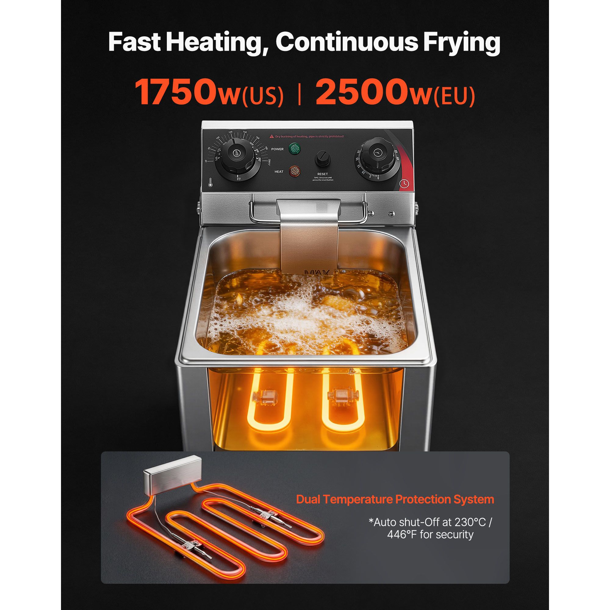 Commercial Electric Deep Fryer - Deep Fryer Stainless recension och pris