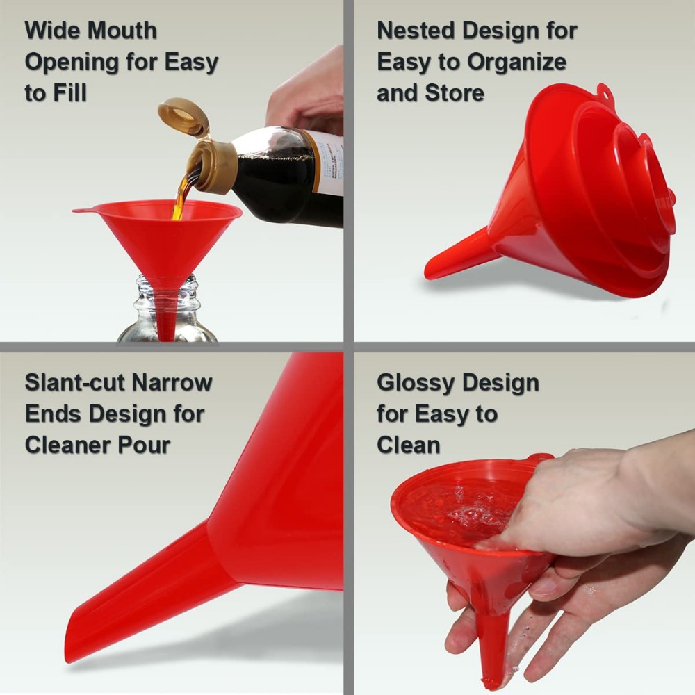 4-piece/set Kitchen Funnel Sui - Kitchen Appliances Manufacturers recension och pris