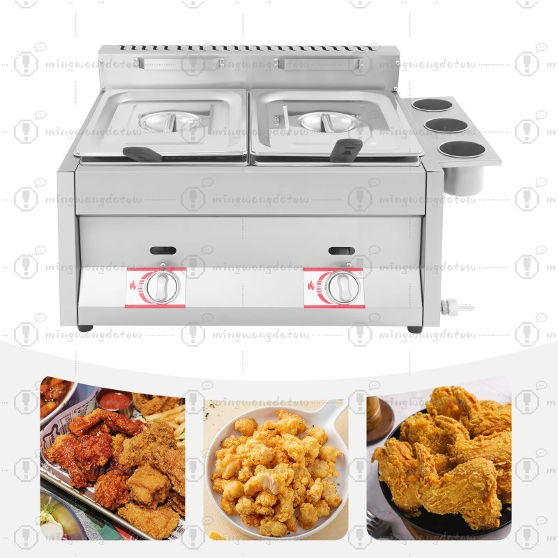 NEW Commercial Gas Deep Fryer  - Deep Fryer Stainless recension och pris
