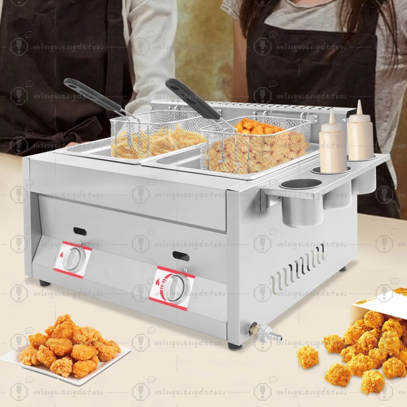 NEW Commercial Gas Deep Fryer  - Deep Fryer Stainless recension och pris
