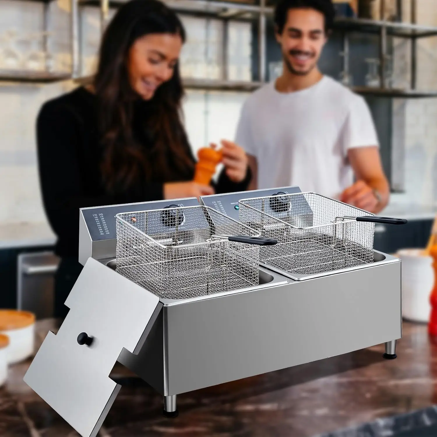 23.2 Quart Commercial Electric - Deep Fryer Stainless recension och pris