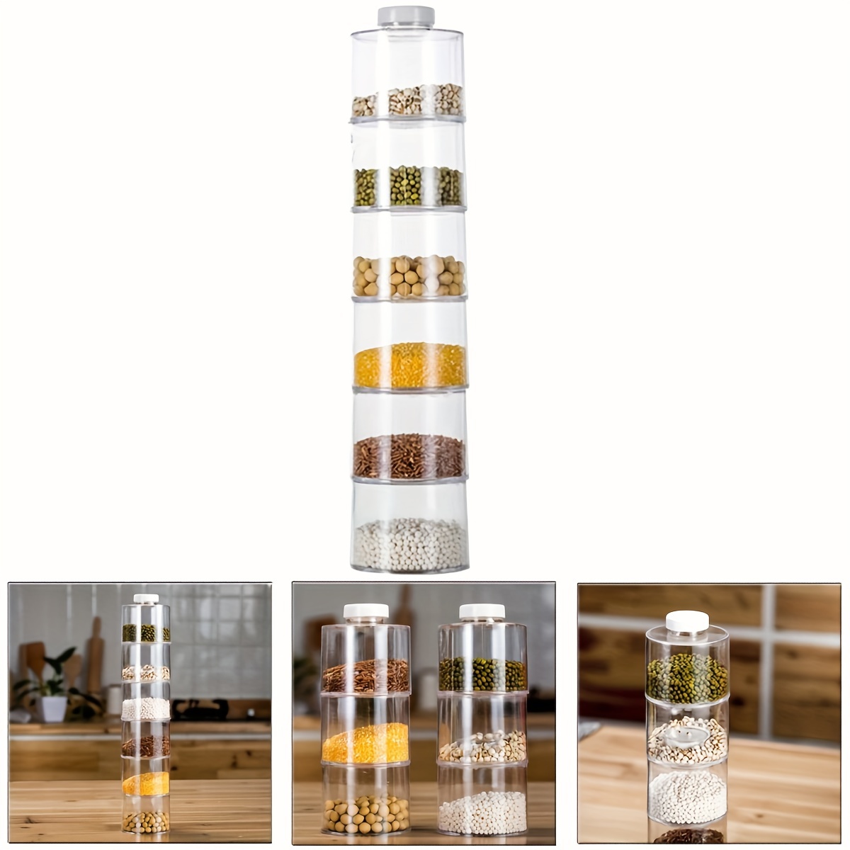 Stackable Spice Rack, Set of 6 - Kitchen Appliances Manufacturers recension och pris