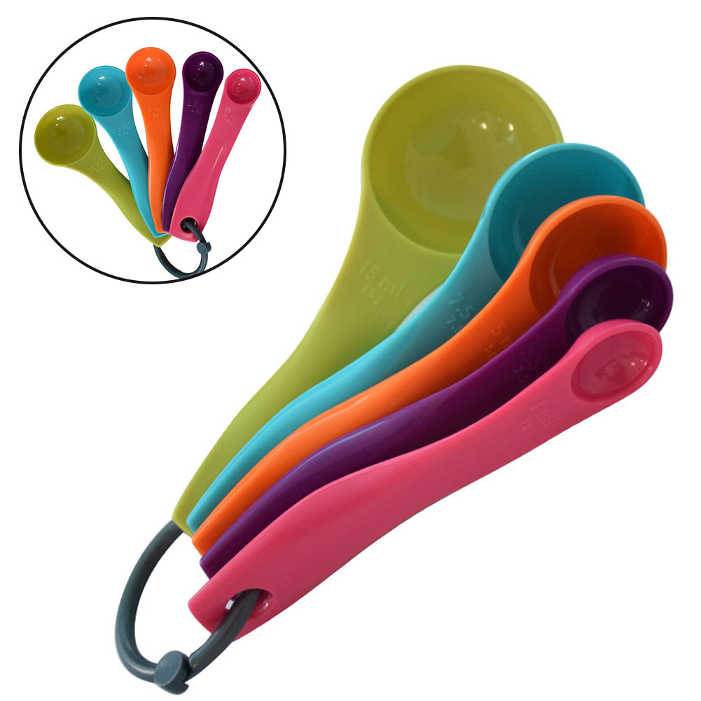 5-Piece Colorful Salt Oil Spoo - Kitchen Appliances Manufacturers recension och pris