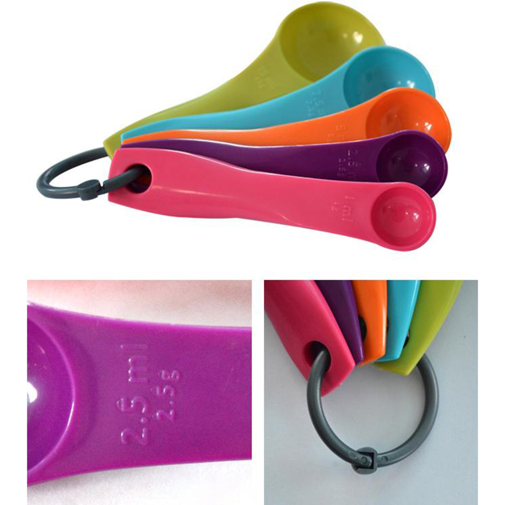 5-Piece Colorful Salt Oil Spoo - Kitchen Appliances Manufacturers recension och pris