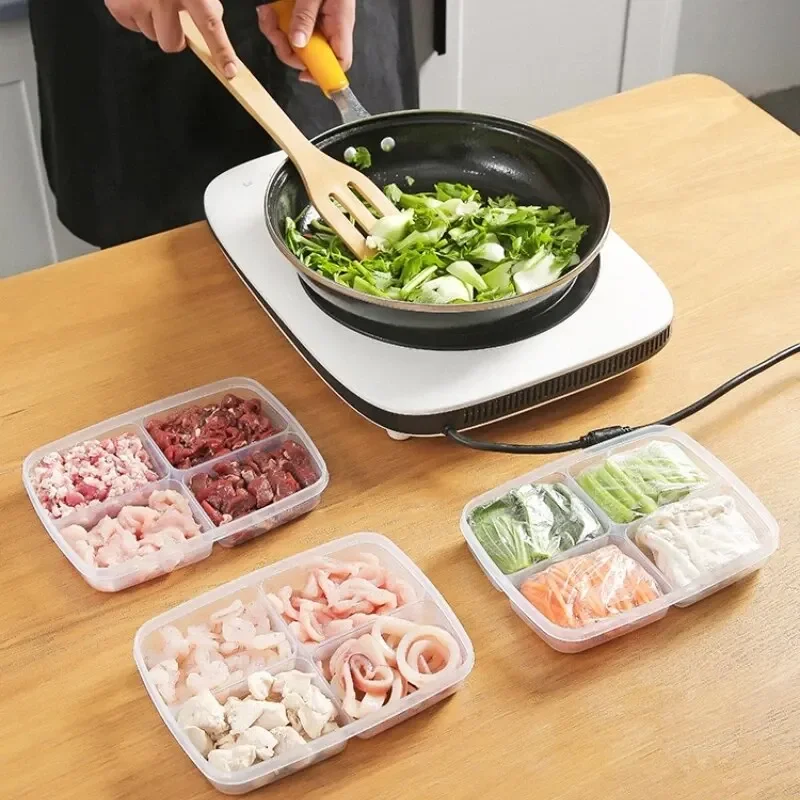 4 Grids Food Storage Box Porta - Kitchen Appliances Manufacturers recension och pris