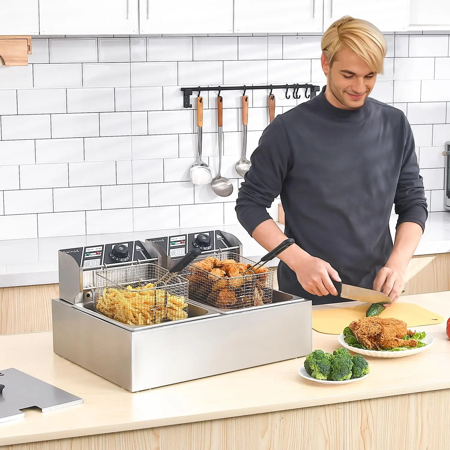 Commercial Deep Fryer with Bas - Deep Fryer Stainless recension och pris