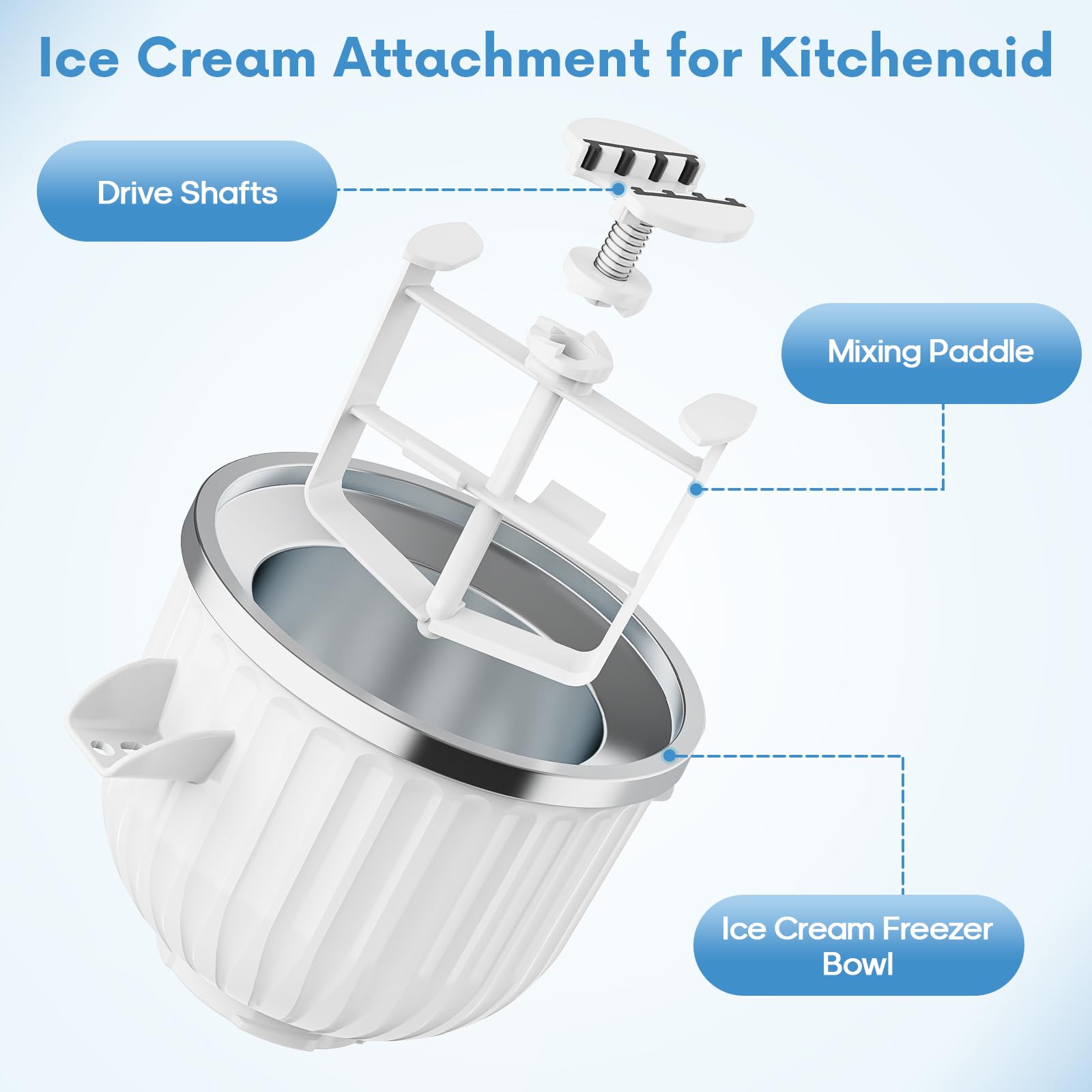 2 Quart Ice Cream Maker Attach - Kitchen Appliances Manufacturers recension och pris
