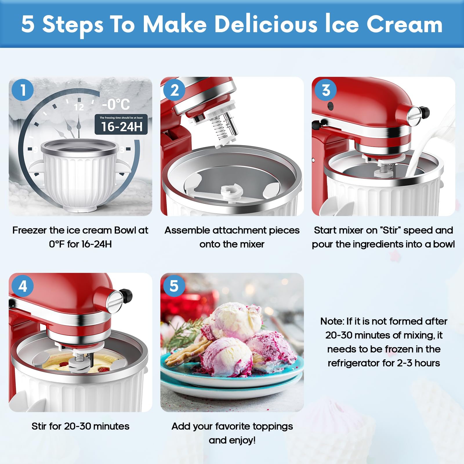 2 Quart Ice Cream Maker Attach - Kitchen Appliances Manufacturers recension och pris