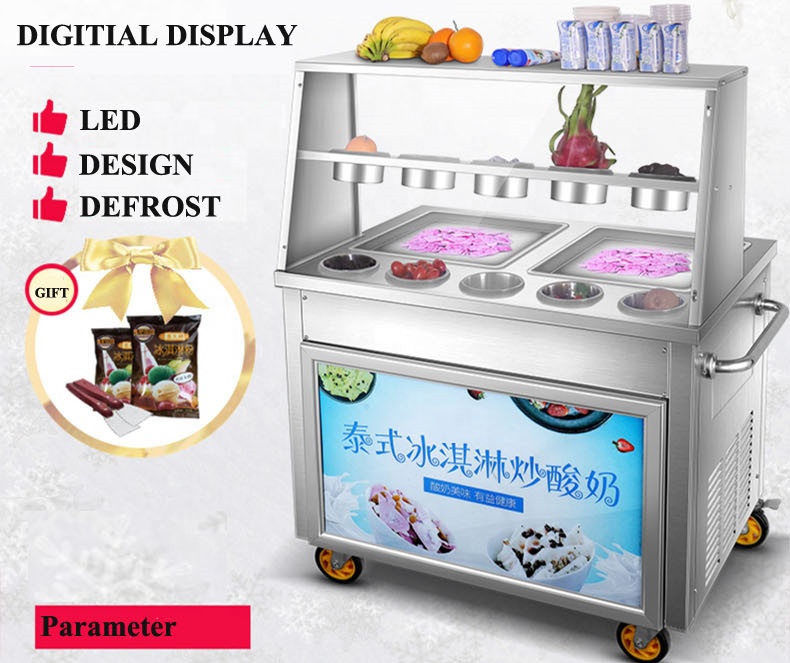 Frying Ice Machine Commercial  - Yogurt Maker Electric recension och pris