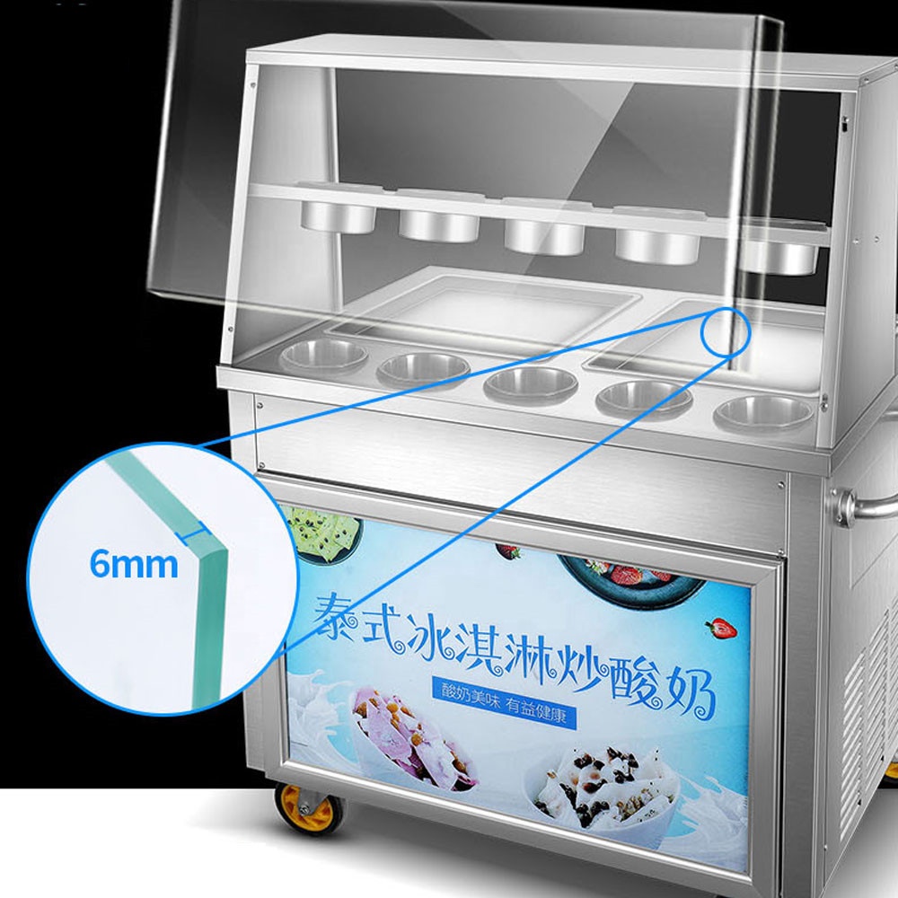 Frying Ice Machine Commercial  - Yogurt Maker Electric recension och pris