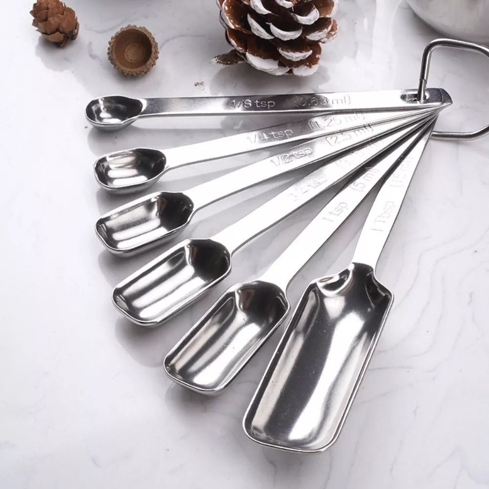6Pcs Stainless Steel Measuring - Kitchen Appliances Manufacturers recension och pris