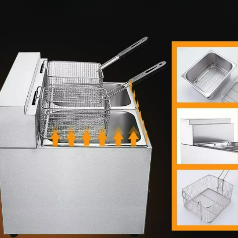 Stainless Steel Electric Deep  - Deep Fryer Stainless recension och pris
